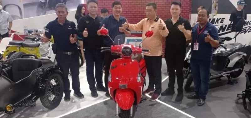 Meriahkan PRJ 2023, MForce Luncurkan Skutik WMoto Greta 150 Bergaya Klasik