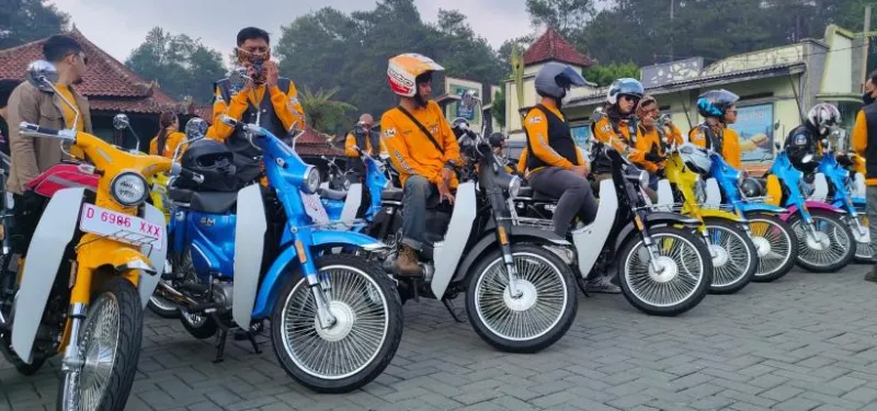 Motor Bebek Klasik asal Malaysia Ini Ajak Komunitas Bandung Sunmori<br>