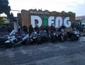 Touring motor SYM and Friends Jakarta  Dieng  22  23 September 2018